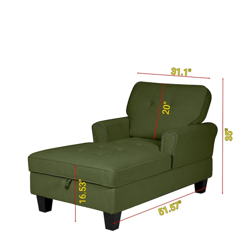 Chaise longue d'intérieur, canapé-lit, fauteuil rembourré