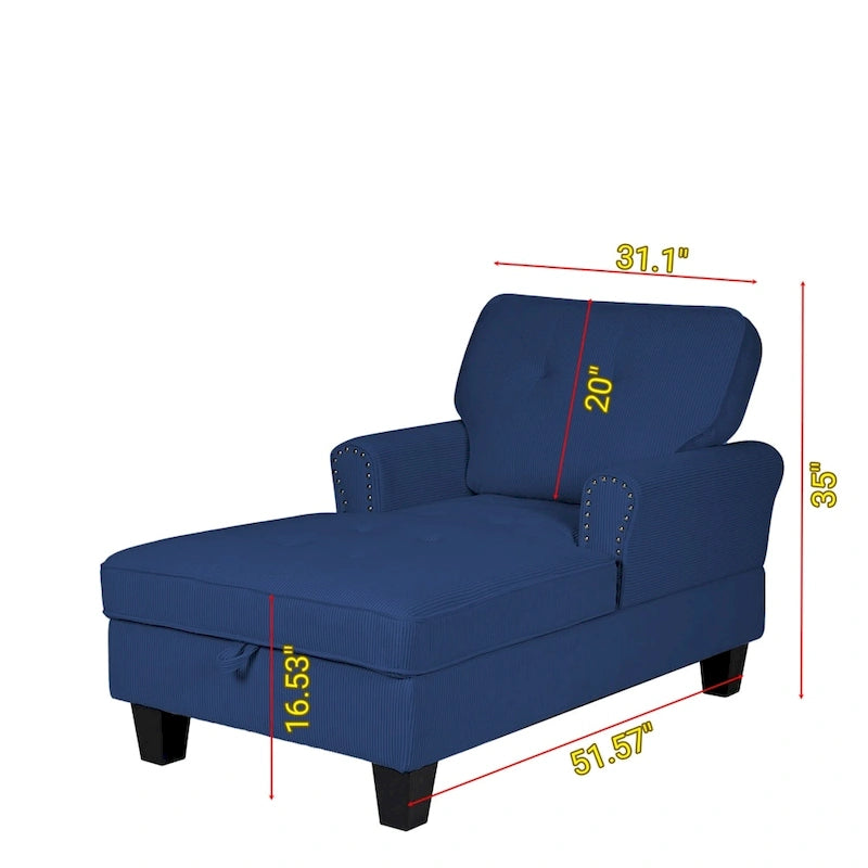 Chaise longue d'intérieur, canapé-lit, fauteuil rembourré
