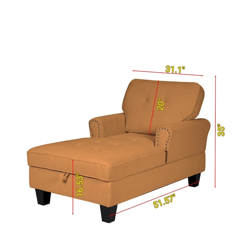 Chaise longue d'intérieur, canapé-lit, fauteuil rembourré