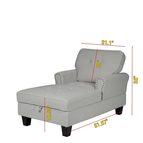 Chaise longue d'intérieur, canapé-lit, fauteuil rembourré
