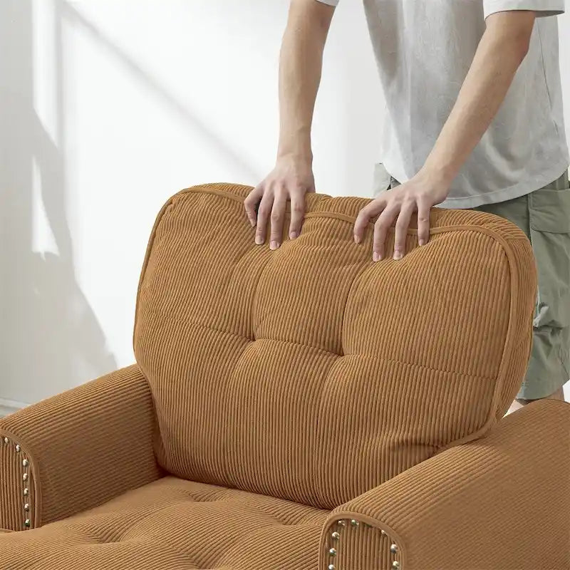 Chaise longue d'intérieur, canapé-lit, fauteuil rembourré