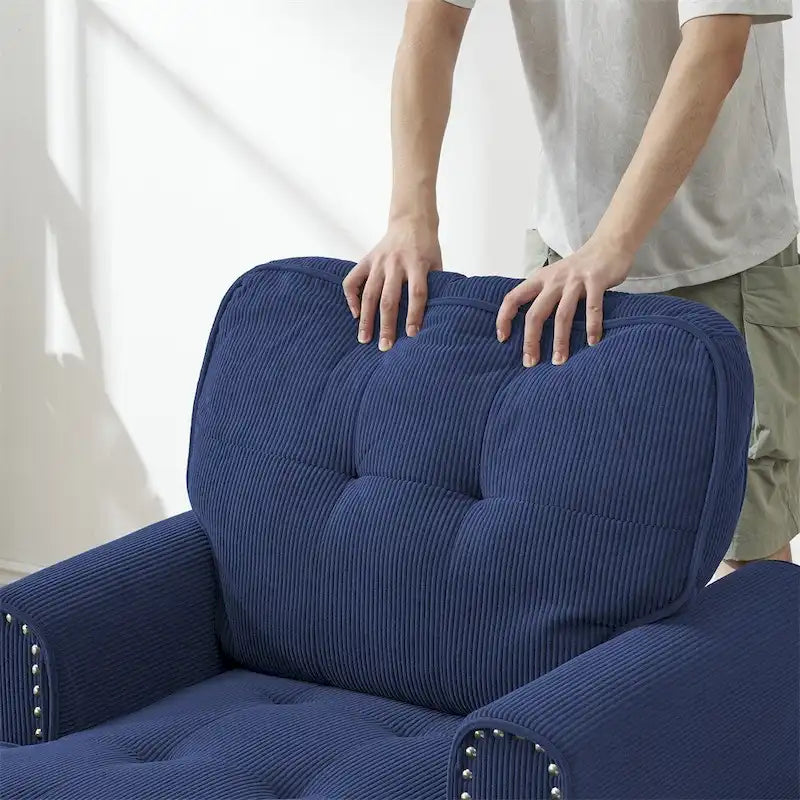 Chaise longue d'intérieur, canapé-lit, fauteuil rembourré