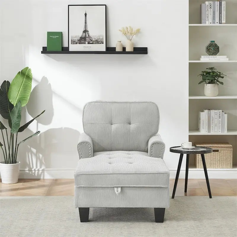 Chaise longue d'intérieur, canapé-lit, fauteuil rembourré