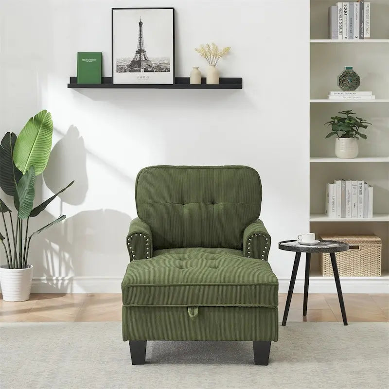 Chaise longue d'intérieur, canapé-lit, fauteuil rembourré