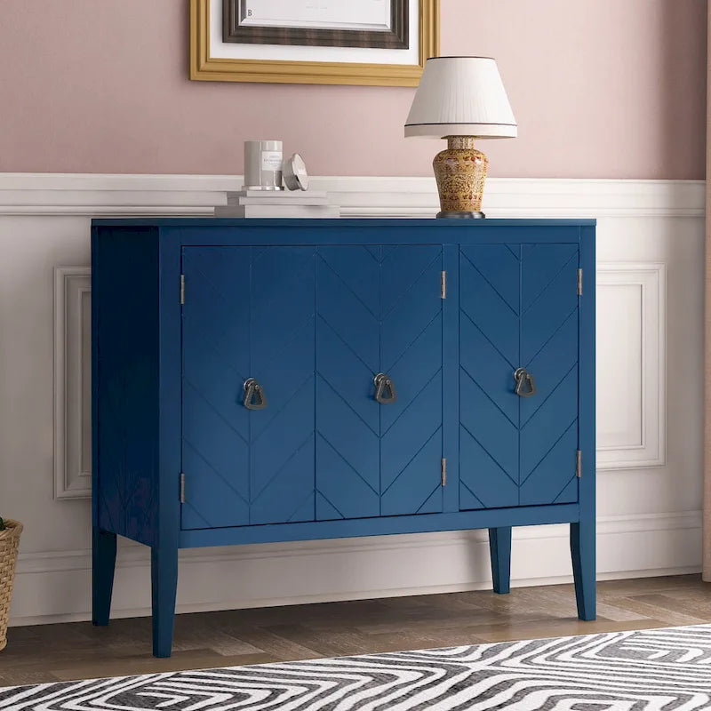 Meuble de rangement pour entrée, salon ou chambre à coucher avec étagère réglable