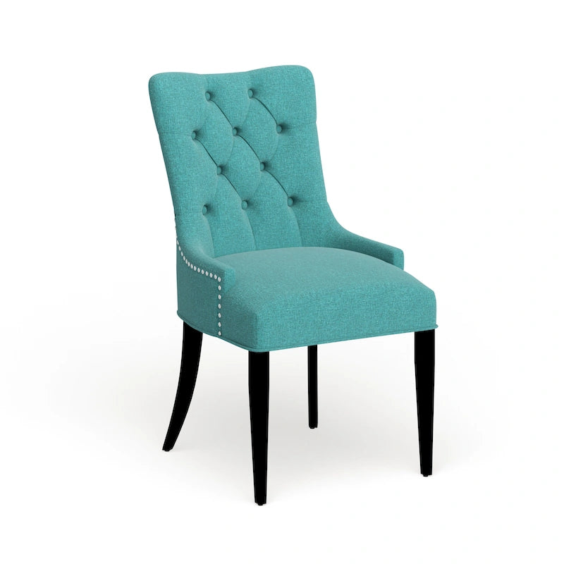 Chaise de salle à manger en tissu (lot de 2)