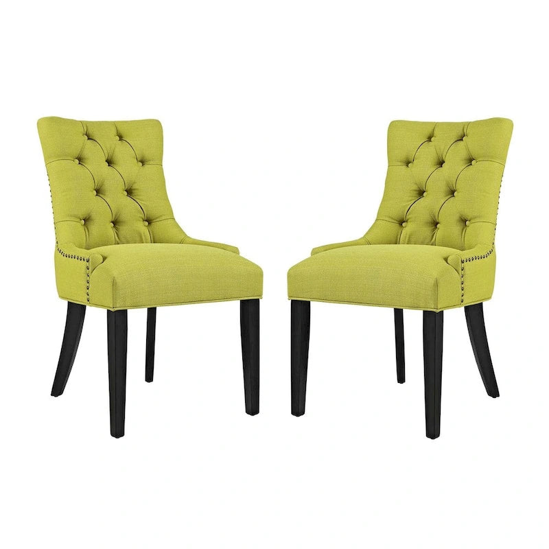 Chaise de salle à manger en tissu (lot de 2)