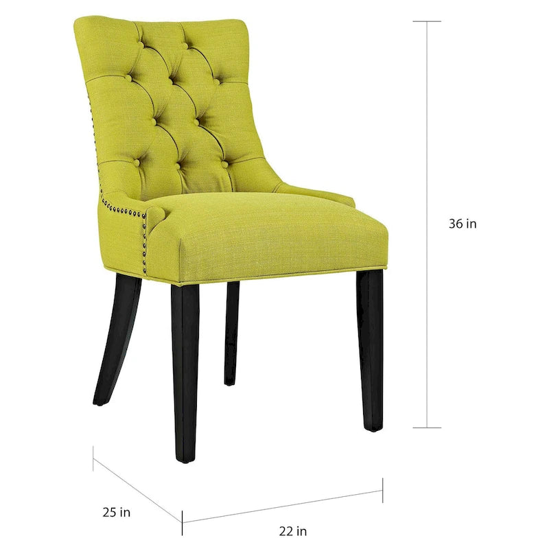 Chaise de salle à manger en tissu (lot de 2)