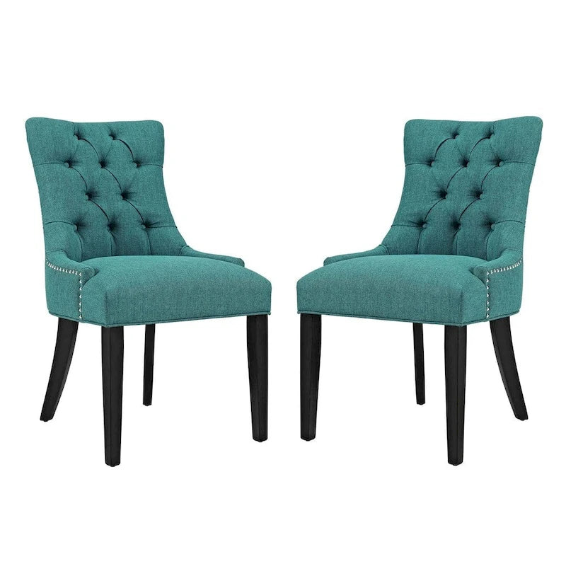 Chaise de salle à manger en tissu (lot de 2)