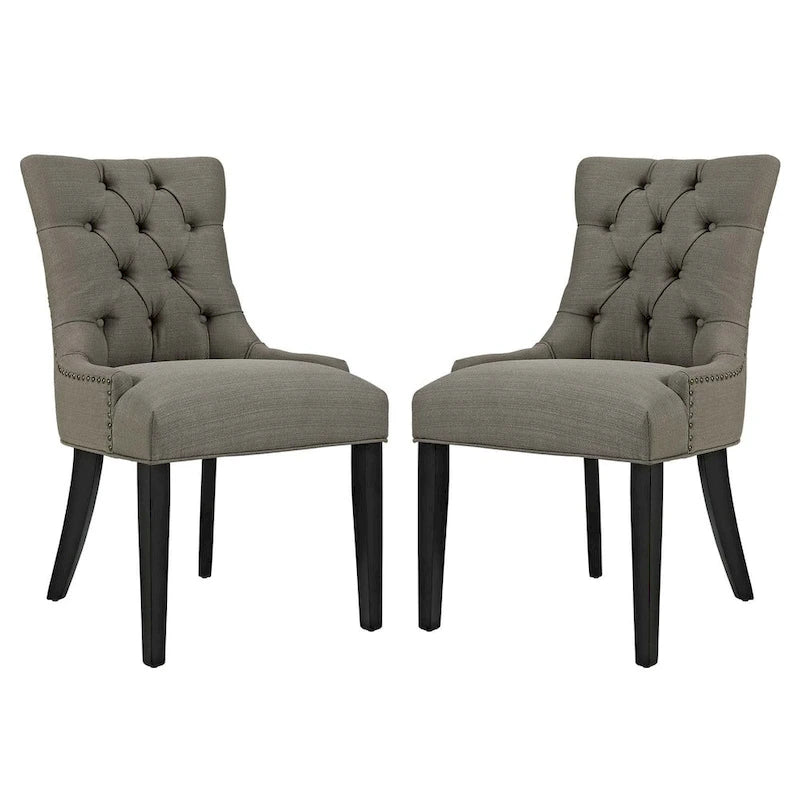 Chaise de salle à manger en tissu (lot de 2)