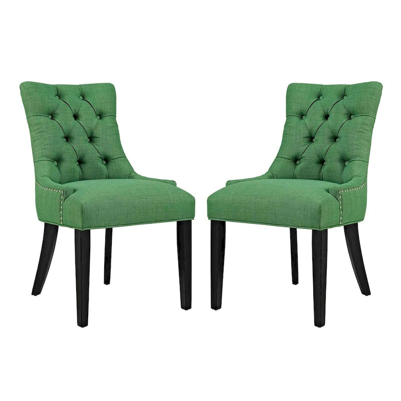 Chaise de salle à manger en tissu (lot de 2)