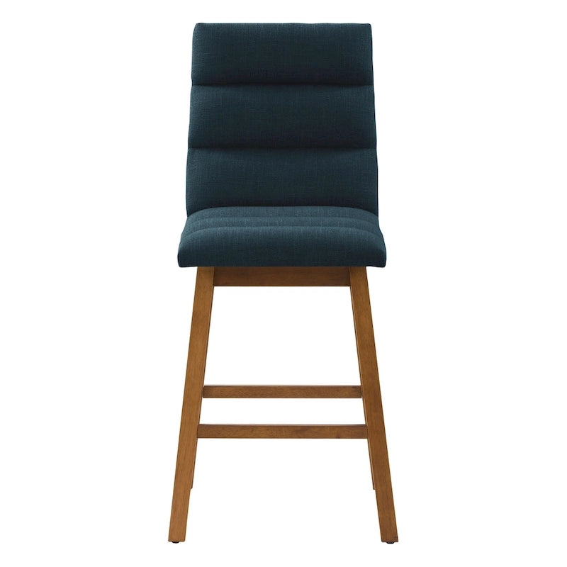 Tabourets de bar rembourrés hauteur comptoir, lot de 2