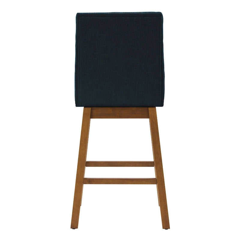 Tabourets de bar rembourrés hauteur comptoir, lot de 2