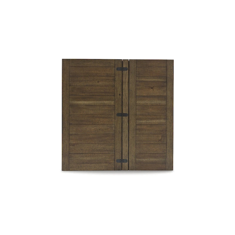 Table basse relevable marron – 91,4 cm L x 91,4 cm P x 45,7 cm H