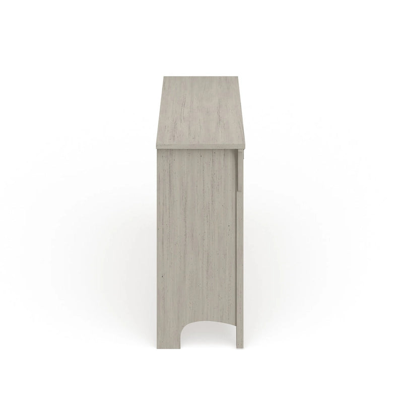 Meuble de rangement blanc antique avec portes - 46.22L x 12.76W x 29.96H - 46.22L x 12.76W x 29.96H
