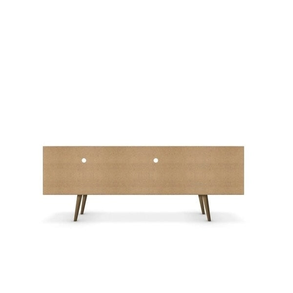 Meuble TV 4 étagères style moderne du milieu du siècle, 180 cm