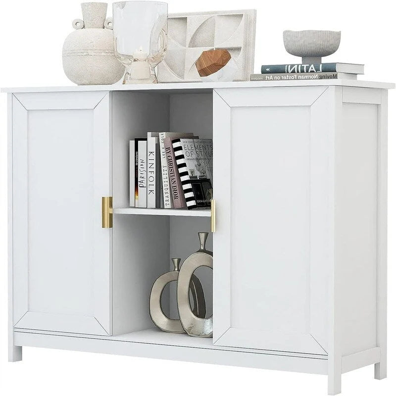 Buffet de rangement en bois pour bar à café - 11.8P x 39.4L x 30.7H