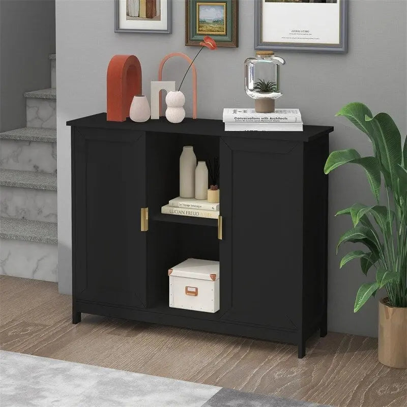 Buffet de rangement en bois pour bar à café - 11.8P x 39.4L x 30.7H