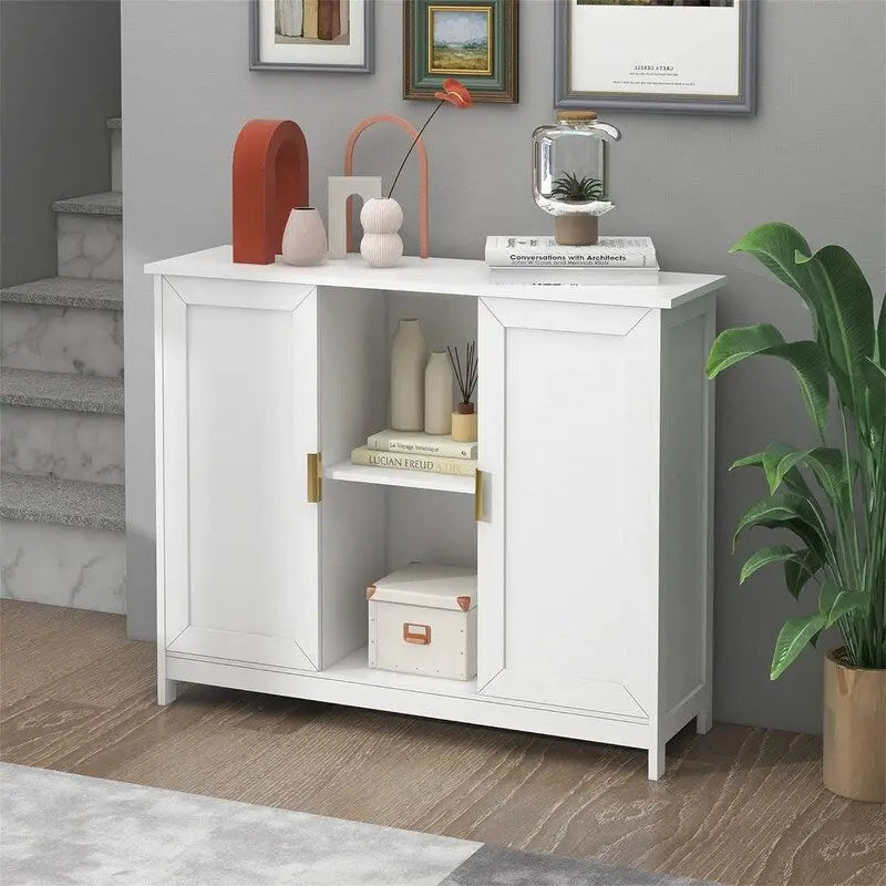 Buffet de rangement en bois pour bar à café - 11.8P x 39.4L x 30.7H