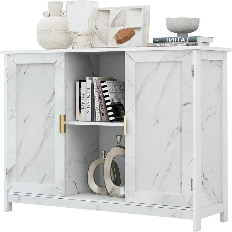 Buffet de rangement en bois pour bar à café - 11.8P x 39.4L x 30.7H
