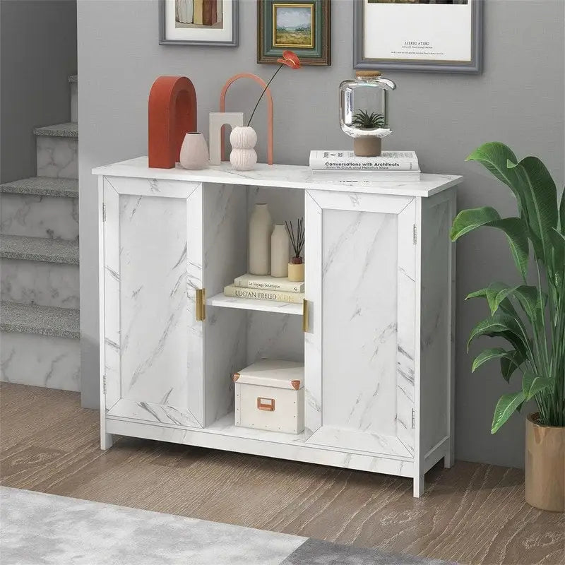 Buffet de rangement en bois pour bar à café - 11.8P x 39.4L x 30.7H