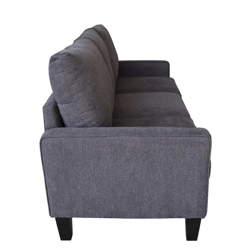 Canapé de salon moderne en tissu beige