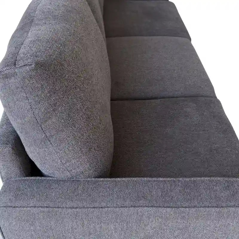 Canapé de salon moderne en tissu beige