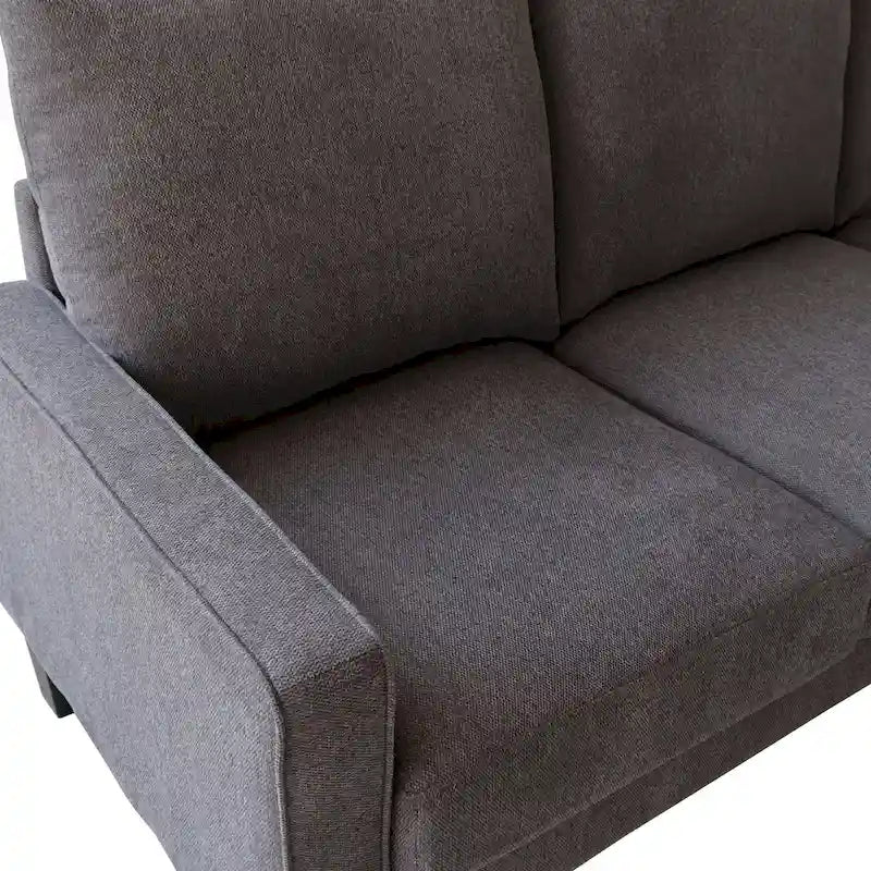 Canapé de salon moderne en tissu beige