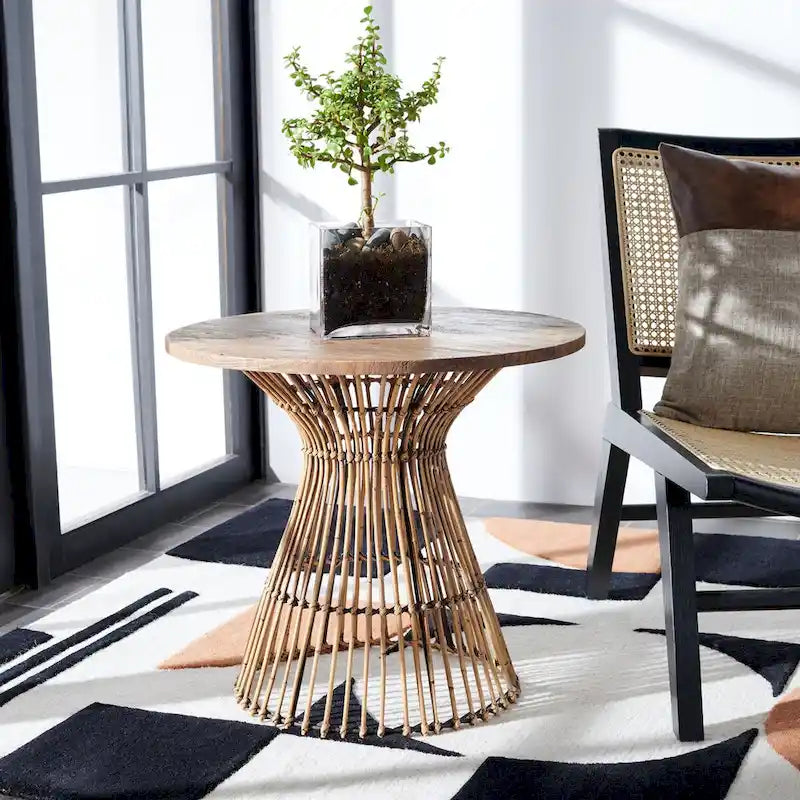 Table d'appoint ronde - 23 L x 23 P x 20,1 H - 23Lx23Px20H