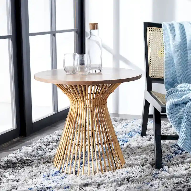 Table d'appoint ronde - 23 L x 23 P x 20,1 H - 23Lx23Px20H