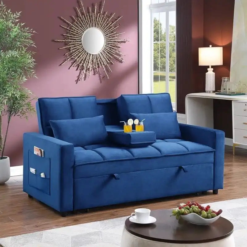 Canapé en velours – 66,25 L X 34 P