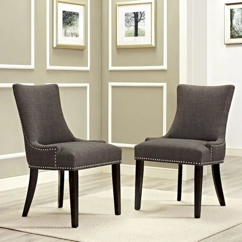 Chaise de salle à manger en tissu (chaise individuelle)