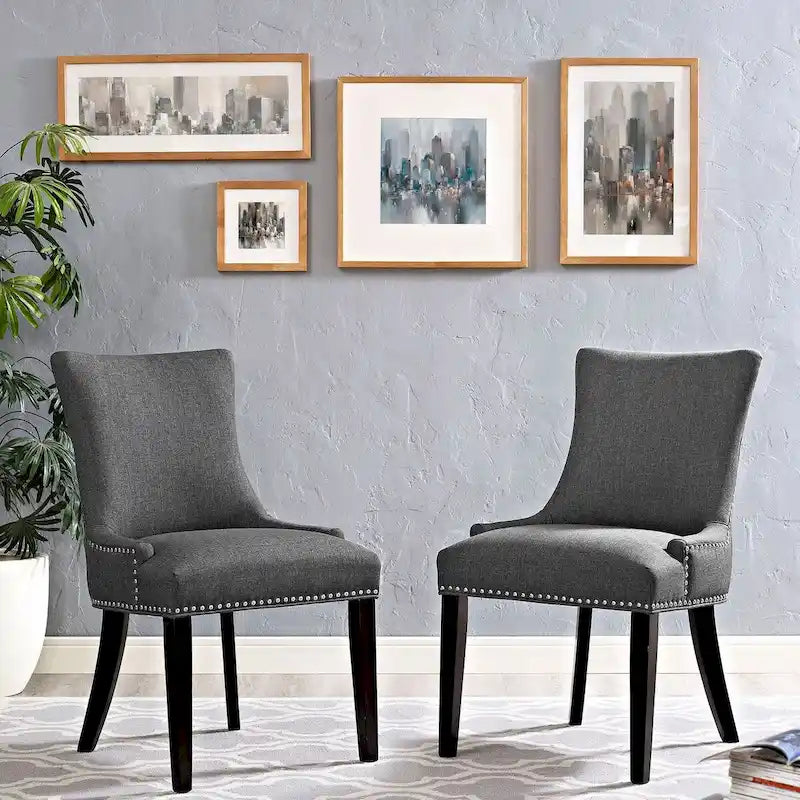 Chaise de salle à manger en tissu (chaise individuelle)