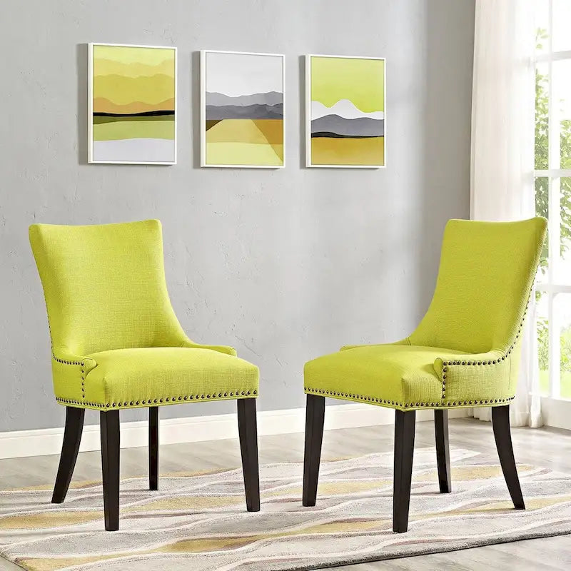 Chaise de salle à manger en tissu (chaise individuelle)