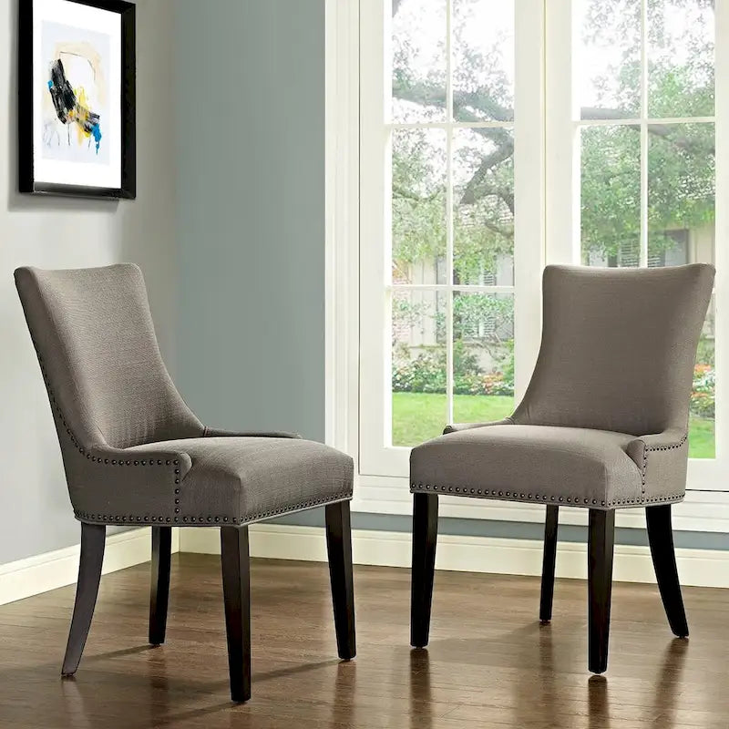 Chaise de salle à manger en tissu (chaise individuelle)