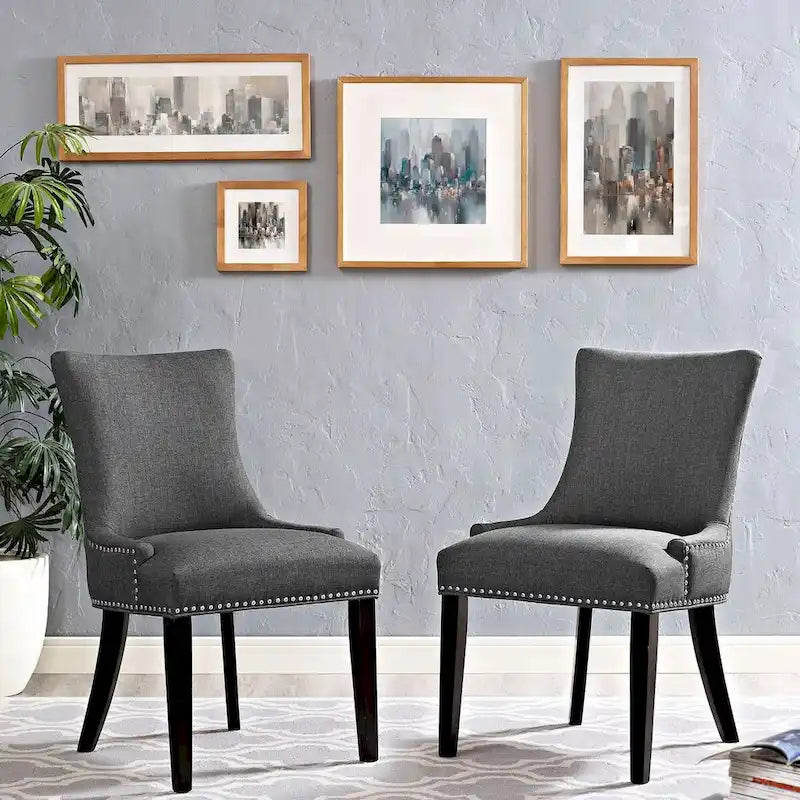 Chaise de salle à manger en tissu (chaise individuelle)