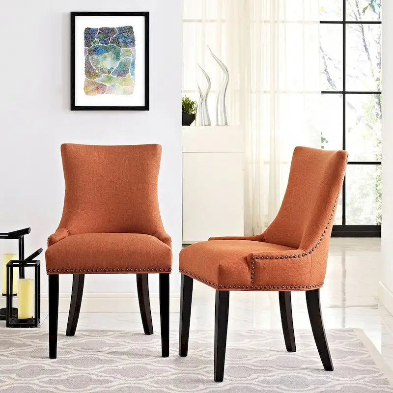 Chaise de salle à manger en tissu (chaise individuelle)