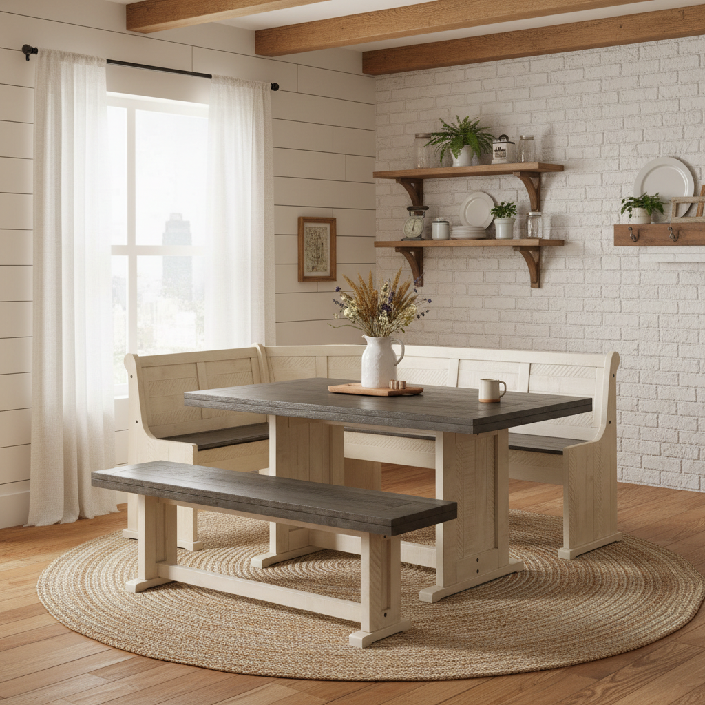 Breakfast Nook - Farmhouse Background
